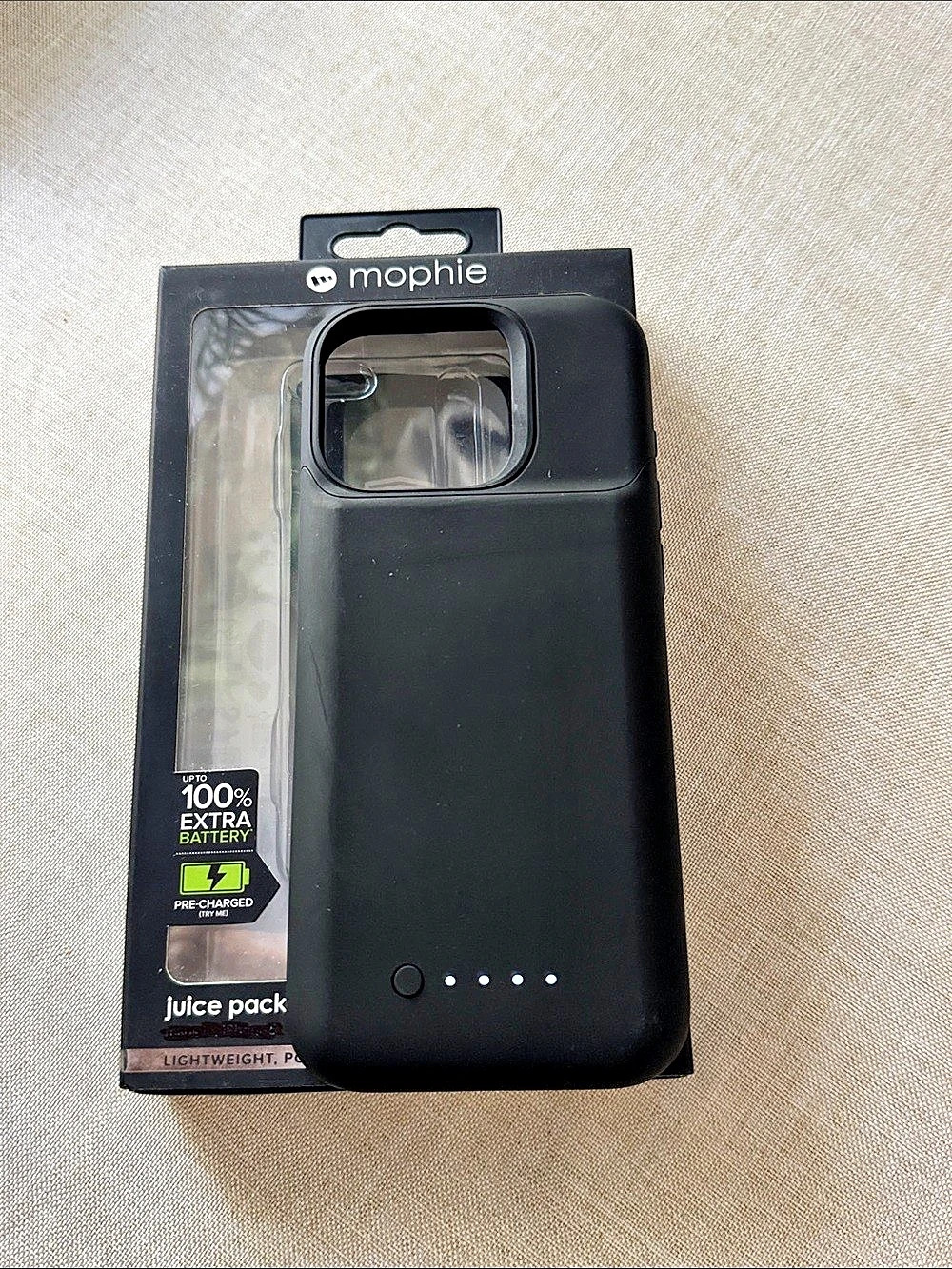 MOPHIE iPhone 15 Pro juice pack air Black iPhone Battery Case